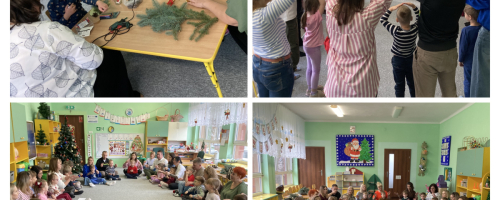 ZAJĘCIA OTWARTE I WARSZTATY Z RODZICAMI W GRUPIE KRASNOLUDKI