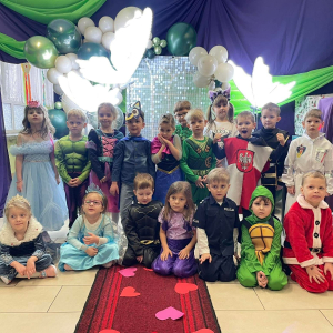 Zdjęcie grupowe dzieci grupy Krasnoludki