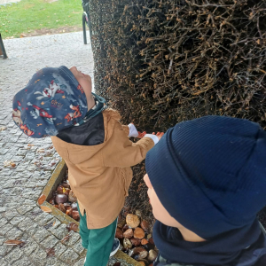 „Inhalacje i zabawy sensoryczne przy tężni solankowej – badamy 'słoną wodę'.”